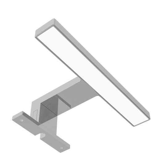 Avide LED Tükörvilágító Lámpa Szögletes Króm Műanyag 180mm NW 4000K 3.5W IP44 (ALML-B18-C-3.5W)