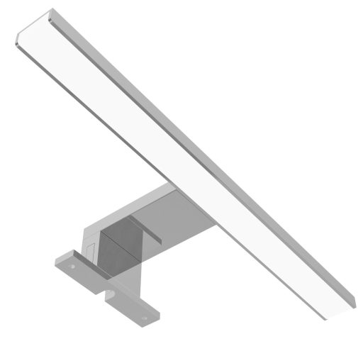 Avide LED Tükörvilágító Lámpa Szögletes Króm Alu 300mm NW 4000K 5W IP44 (ALML-B30-AC-5W)
