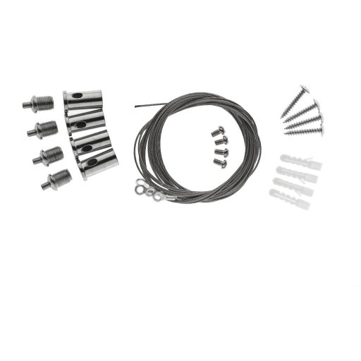 Avide LED Panel Függesztő Drót Szett 600x600mm Indrustial V2 Backlit-hez (ALPBLWHS-IND)