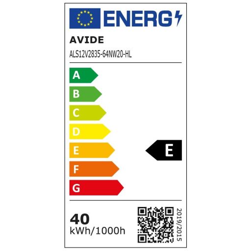 Avide LED Szalag 12V 8W 4000K IP20 5m 145lm/W (ALS12V2835-64NW20-HL)