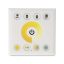 Avide 2 zónás érintőpaneles vezérlő, CCT LED szalaghoz, 2.4G, 5V-24V fehér (ALSA-24V-CCTTP-2Z-W)