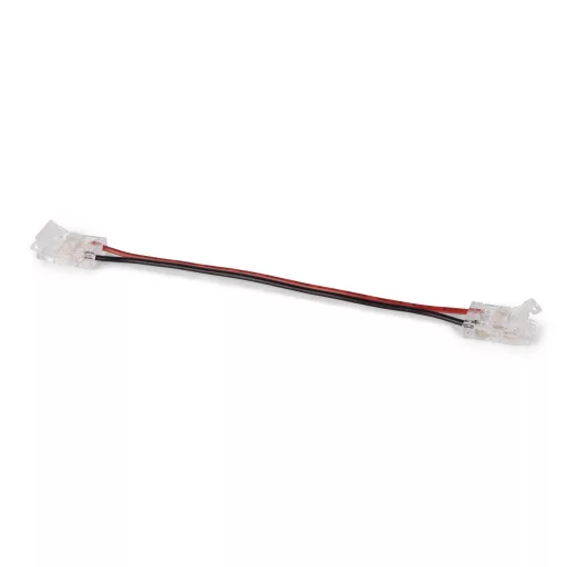 Avide C-LED Szalag 12-24V toldó, forr.mentes, fehér-2eres, 8mm/100mm (10 db-os csom.) (ALSA-BSC10-2P-COBSMD-8MM-10)