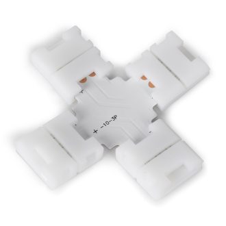   Avide LED Szalag 12-24V X elosztó elem, forr.mentes, CCT-3 eres, 10mm (10 db-os csom.) (ALSA-BXC-3P-2835-10MM-10)