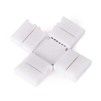   Avide LED Szalag 12-24V X elosztó elem, forr.mentes, RGB+CCT-6 eres, 12mm (10 db-os csom.) (ALSA-BXC-6P-5050-12MM-10)