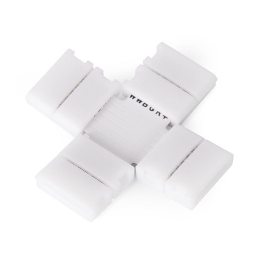 Avide LED Szalag 12-24V X elosztó elem, forr.mentes, RGB+CCT-6 eres, 12mm (10 db-os csom.) (ALSA-BXC-6P-5050-12MM-10)