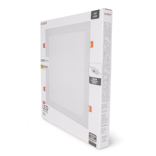 Avide LED Beépíthető Négyzetes Mennyezeti Lámpa ALU 24W CCT IP44/IP20 (AMRPCCT-S-24W-ALU44)