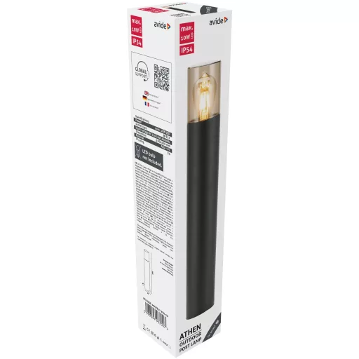 Avide kültéri álló lámpa Athen 1xE27 500mm IP54 (AOLPE27-ATH-50)