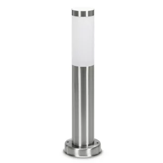   Avide kültéri álló lámpa Boca 1xE27 450mm IP44 Szatén Nikkel (AOLPE27-BOC-SN)