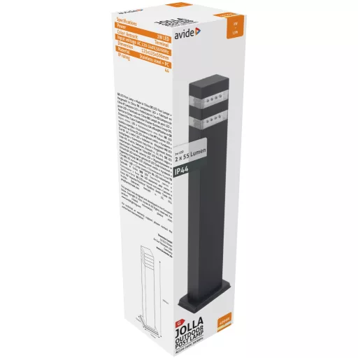 Avide kültéri álló lámpa Jolla LED 2W NW 500mm IP44 Antracit (AOLPL-JL-NW-AN)