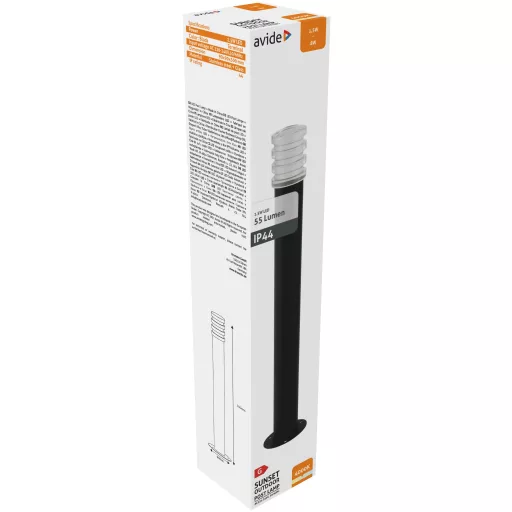 Avide kültéri álló lámpa Sunset LED 1.5W NW 500mm IP44 Black (AOLPL-SUN-NW-B)