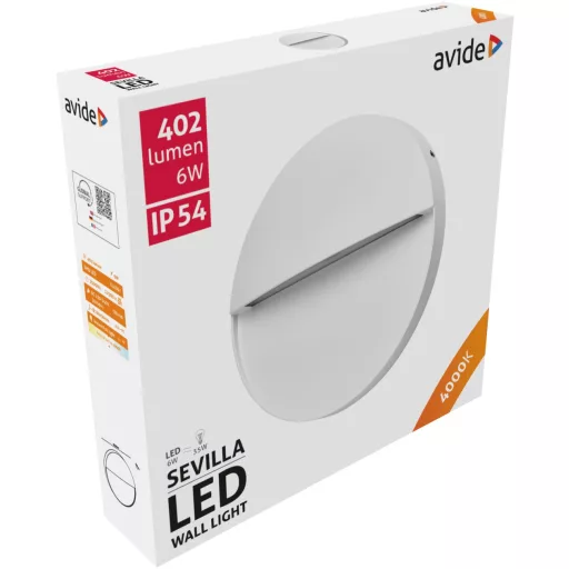 Avide kültéri lépcső lámpa Sevilla LED 6W NW IP54 160mm (AOLS6WLED-SEV)