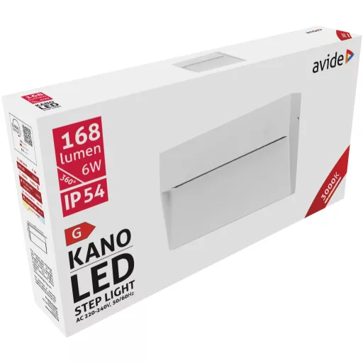 Avide kültéri lépcső lámpa Kano LED 6W WW IP54 180mm (AOLS6WW-KAL)