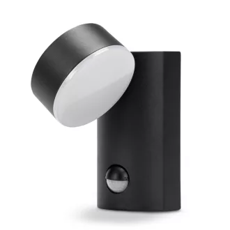   Avide kültéri fali lámpa Siraz LED 12W NW mozgásérzékelővel IP54 (AOLW12WLED-S-SIRAZ)