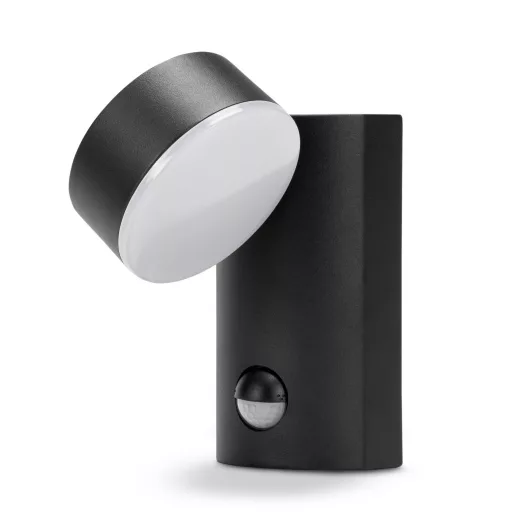 Avide kültéri fali lámpa Siraz LED 12W WW mozgásérzékelővel IP54 (AOLW12WW-S-SIRAZ)