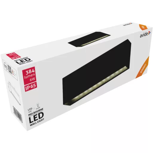 Avide kültéri fali lámpa Melbourne LED 6W NW IP65 (AOLW6WLED-MELB)