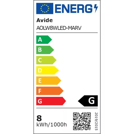 Avide kültéri fali lámpa Marseille Függőleges LED 8W NW IP54 (AOLW8WLED-MARV)