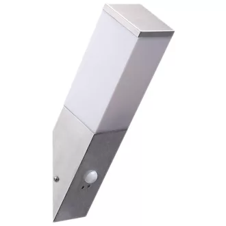  Avide kültéri fali lámpa Panama 1xE27 PIR IP44 Szatén Nikkel (AOLWE27-PAN-S-SN)