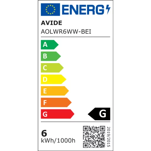 Avide kültéri fali lámpa Beirut 6W WW IP54 (AOLWR6WW-BEI)