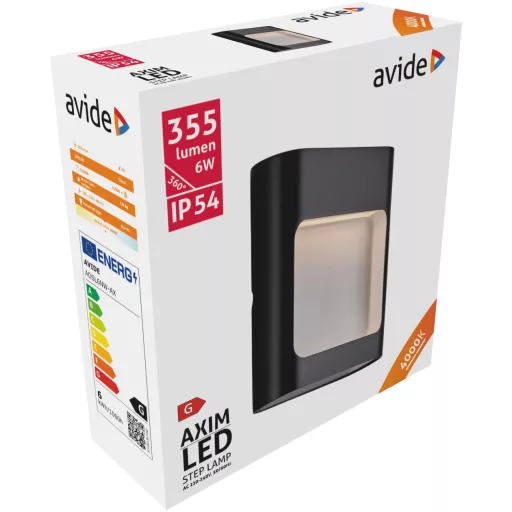 Avide kültéri lépcső lámpa Axim LED 6W NW IP54 (AOSL6NW-AX)
