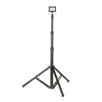  Avide LED Opál Reflektor Slim PIR mozgásérzékelővel, SMD 20W CW 6400K 1 fej Tripoddal (ARFFLCW-20W-TRIPOD-S-OPIR)