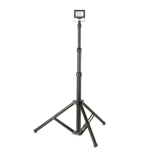 Avide LED Opál Reflektor Slim PIR mozgásérzékelővel, SMD 20W CW 6400K 1 fej Tripoddal (ARFFLCW-20W-TRIPOD-S-OPIR)