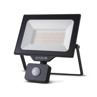   Avide LED Opál Reflektor Slim SMD 20W NW 4000K Mozg.érz. PIR Gyorscsat. (ARFFLNW-20WQC-PIR)