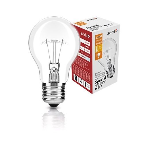 Speciális Izzó A55 100W E27 WW (Avide hőálló) (ASG27WW-100W)
