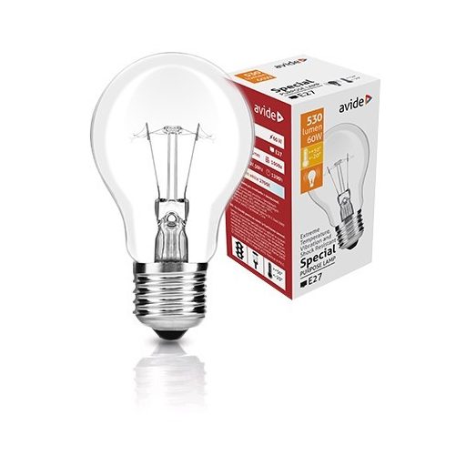 Speciális Izzó A55 60W E27 WW (Avide hőálló) (ASG27WW-60W)