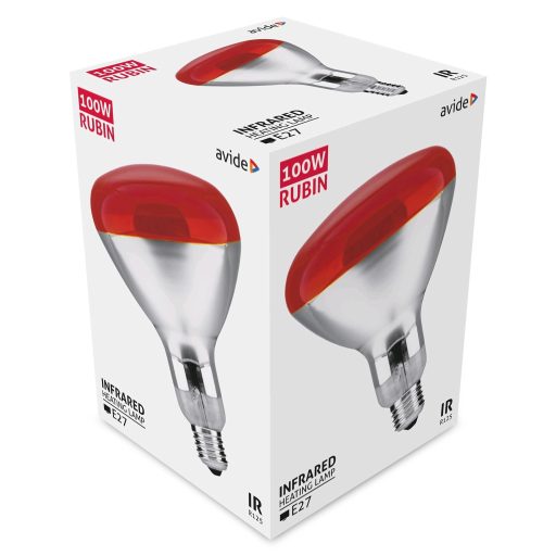 Avide Infra Izzó E27 100W Red (ASIR27-100W-R)
