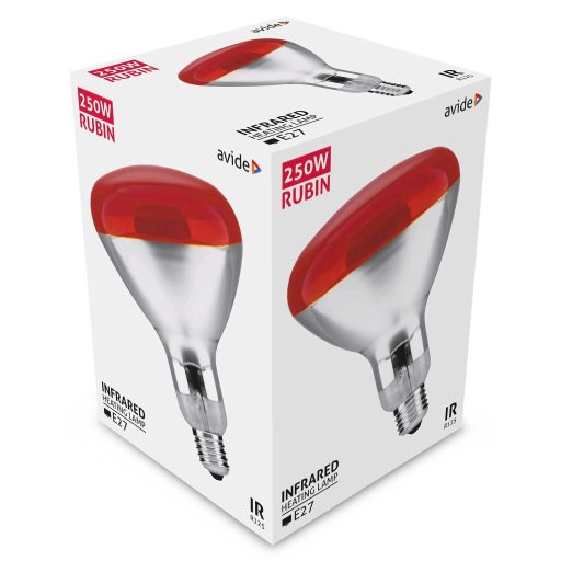 Avide Infra Izzó E27 250W Red (ASIR27-250W-R)