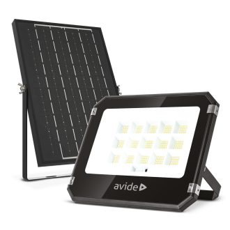   Avide LED Szolár Reflektor 100W CCT különálló napelemmel, távirányítóval (ASOLFLCCT-10AH-SMSP)
