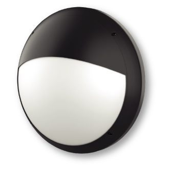   Avide Cseppálló Mennyezeti Lámpa Félárnyékoló Gyűrű 30cm Fekete (AVIDE MARS 20W és 25W-hoz) (ATBHL-SS-30)