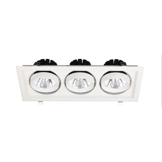   Avide LED Downlight Sein Négyzetes 3x30W IP20 8400lm 20° WW 3000K (ATDL20WW-3X30-SE)