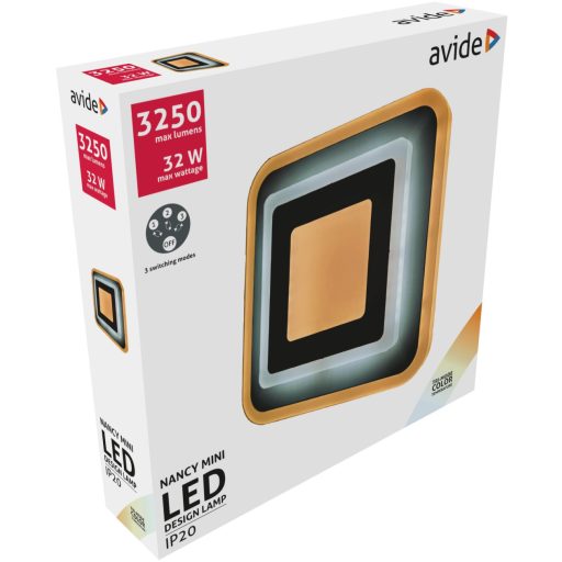 Avide Fali Design Oyster Nansy mini 3 kapcsolási mód 32W (AWDO3S-NANM)