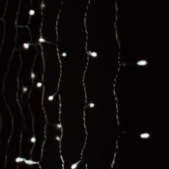   Entac Karácsonyi Függöny CW Vízesés Effektussal IP44 120 LED 1x1m with 8F (ECCL-120CW-WF)