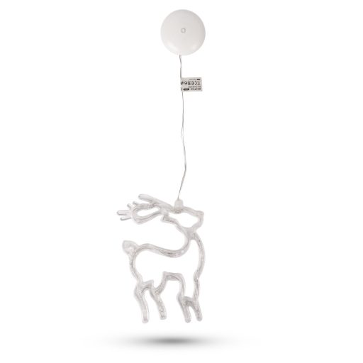 Entac Karácsonyi Ablakdekoráció Rénszarvas 10 LED WW 3xAAA nt. (ECL-10-WLD-RD)