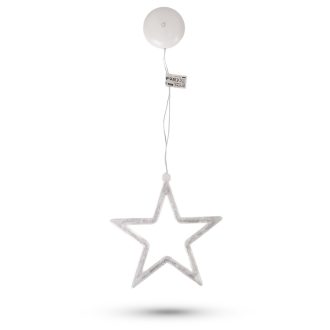   Entac Karácsonyi Ablakdekoráció Csillag 10 LED WW 3xAAA nt. (ECL-10-WLD-S)