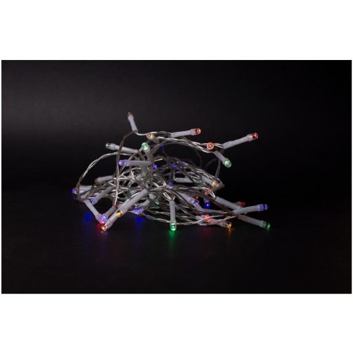 Entac Karácsonyi IP44 Füzér 96 LED Időzítővel Színes 7m (3AA) (ECL-96MC-T)