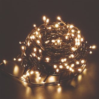   Entac Karácsonyi IP44 200 LED Füzér WW 20,4m Leszúrható Napelemes Konzollal (ECL-S200-WW)