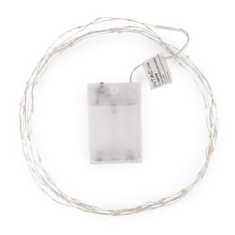   Entac Karácsonyi Beltéri Drótfüzér 80 LED CW 4,1m (3AA nt.) (ECL-S80CW)