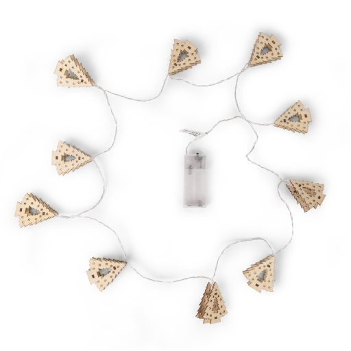 Entac Karácsonyi Beltéri Fa Karácsonyfa 10 LED WW 1,65m (2AA nt.) (ECL-WCT-10WW)