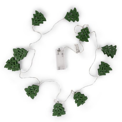 Entac Karácsonyi Beltéri Fa Karácsonyfa Zöld 10 LED WW 1,65m (2AA nt.) (ECL-WGCT-10WW)