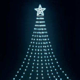   Entac Karácsonyfa LED Takaró Függöny CW IP44 300 Mikro LED 10x2.9m with 8F (ECTCL-300MCW)