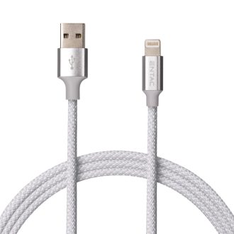   Entac Töltőkábel USB A -> Lightning Charmer Ezüst 100cm (ECUSB-AL2-NM-S1)
