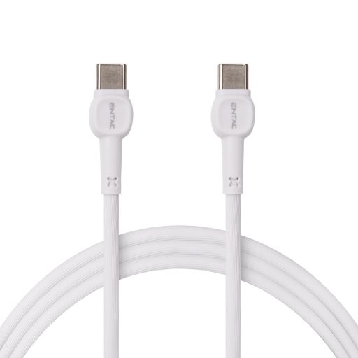 Entac Töltőkábel USB C -> C Classic Fehér 150cm (ECUSB-CC3-PP-W1.5)