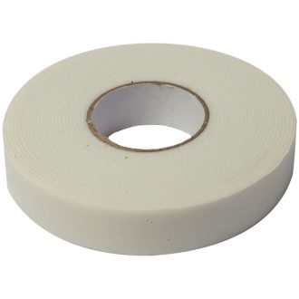 Entac Kétoldalas Szivacs Szalag 1x19mm Fehér 2m (EDSFT2W)