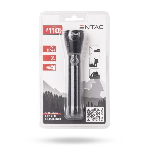 Entac Elemlámpa 1W Alu - 1db AA (EFL-1W-ALU)