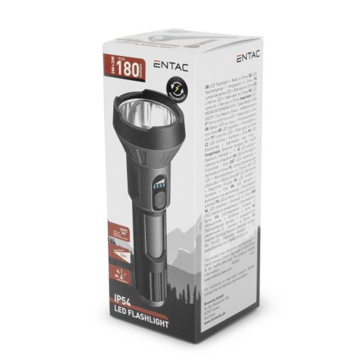 Entac Elemlámpa Akkumulátoros, Vésztöltővel (EFL-RE-PB)