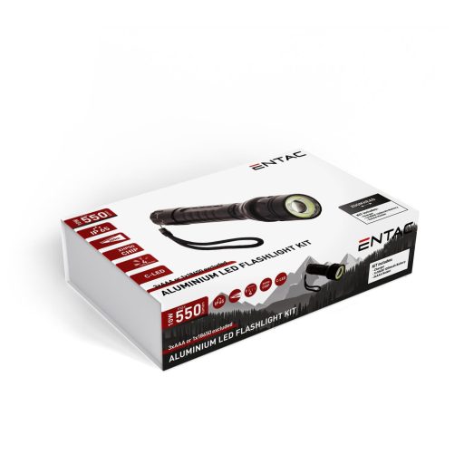 Entac Elemlámpa Fókuszálható Alu 10W (EFL-ZOOM-10W-ALU-XHP)