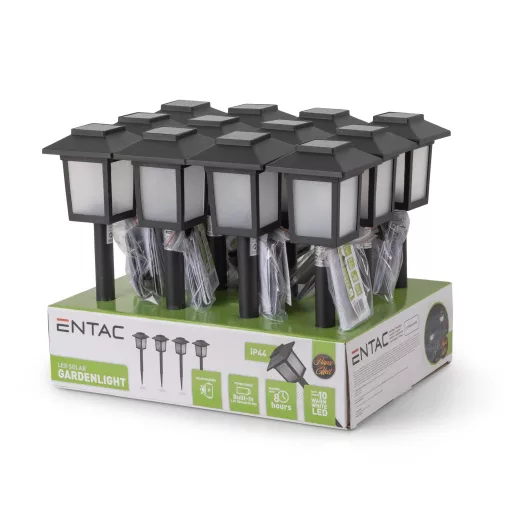 Entac Kerti Leszúrható Lámpa Láng Effekttel, 325mm, 10db WW SMD LED, 12db/kínáló (EGSL-P10LF-32.5)